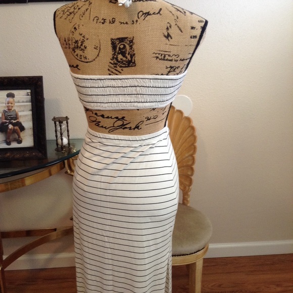 Tobi 2pc Striped Halter & Skirt - Picture 5 of 6